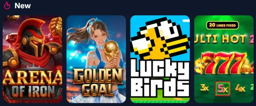 Nowe automaty w Lukkly: Arena of Iron, Golden Goal, Lucky Birds i Multi Hot 777